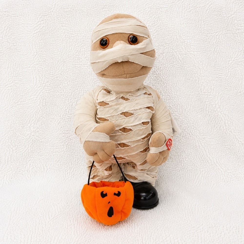 Vintage Halloween Mummy Animated Figure Thriller Boppin 2002 Coynes